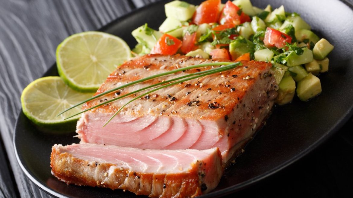 Steak z tuniaka na grile - recept pre Tefal Optigrill Elite XL